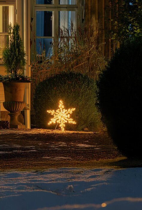 Snöflinga LED Amber 60 cm Konstsmide